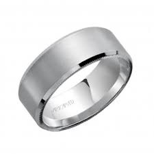 14KW 8MM CF ENGRAVED BAND