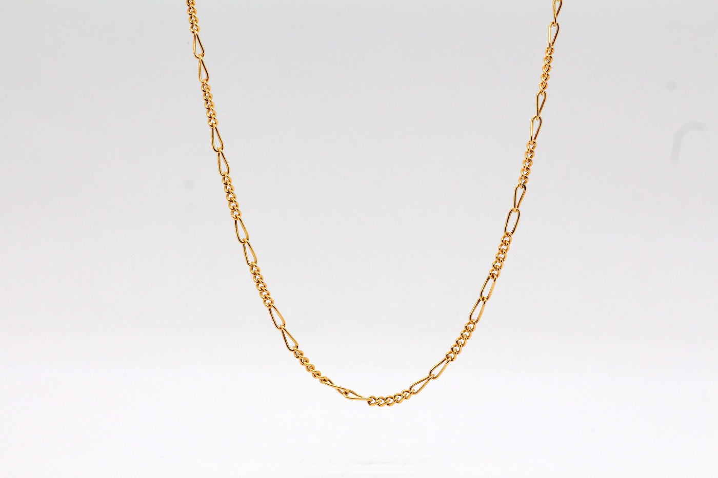 14KY 18" 1.8 mm Double Figaro Chain image