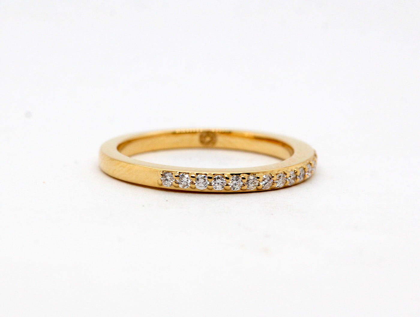 14KY .19 Cttw Diamond wedding Band, H-SI2
