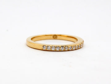 14KY .19 Cttw Diamond wedding Band, H-SI2