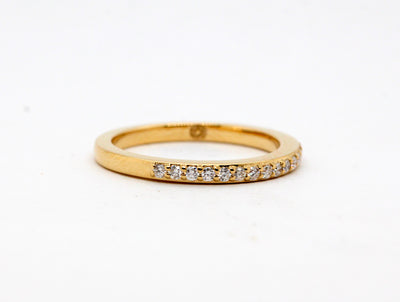 14KY .19 Cttw Diamond wedding Band, H-SI2