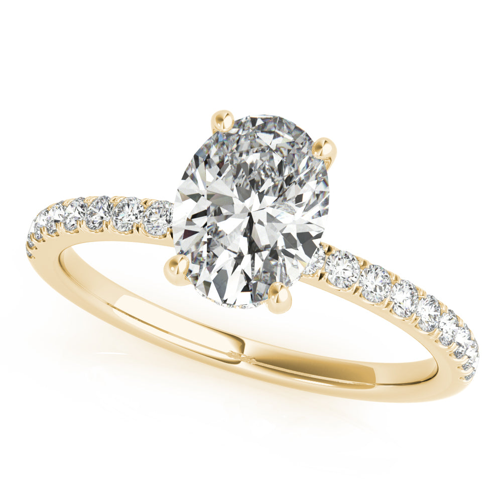 14KW .30 Cttw Diamond Engagement Ring Setting
