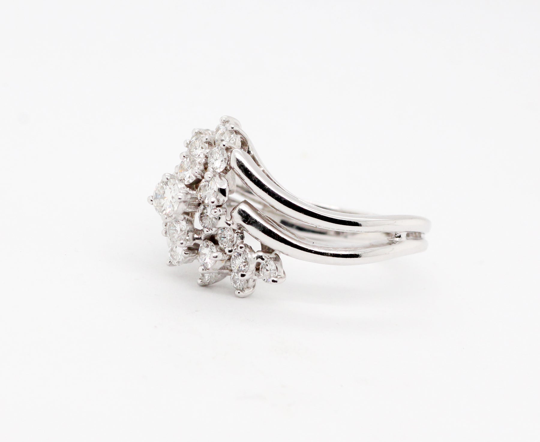 Waterfall on sale diamond ring