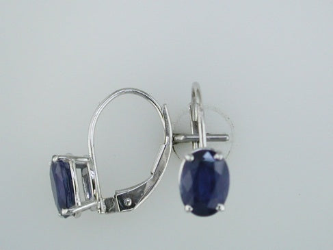14KW 2.00 Cttw  Sapphire Earrings