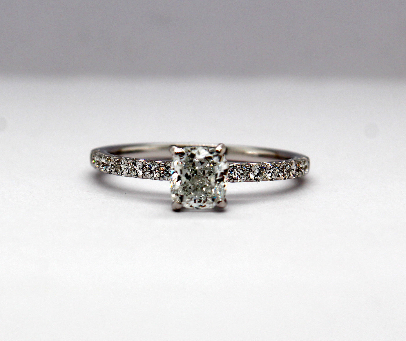 Estate 14KW 1.07 Cttw Diamond Engagement Ring