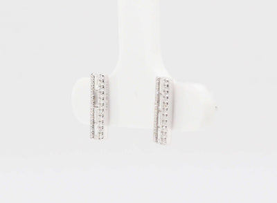 14KW .40 Cttw Diamond Earrings