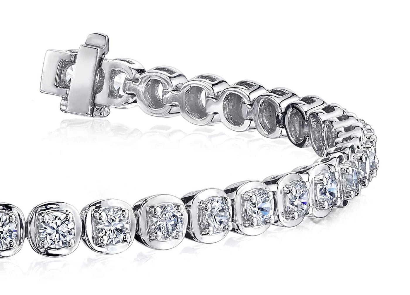 14KY 3.75 CTTW DIAMOND BRACELET HI-SI2