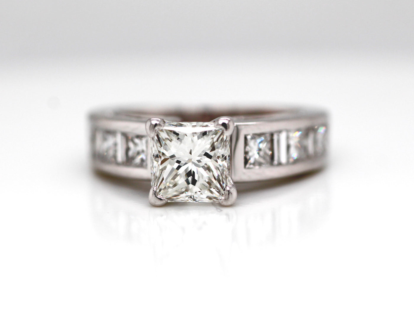 14KW 2.62 CTTW Diamond Engagement Ring