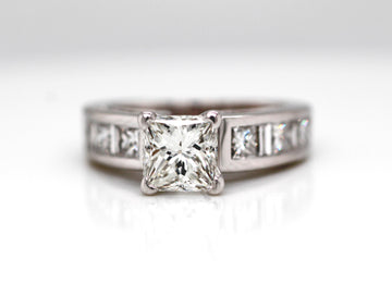 14KW 2.62 CTTW Diamond Engagement Ring