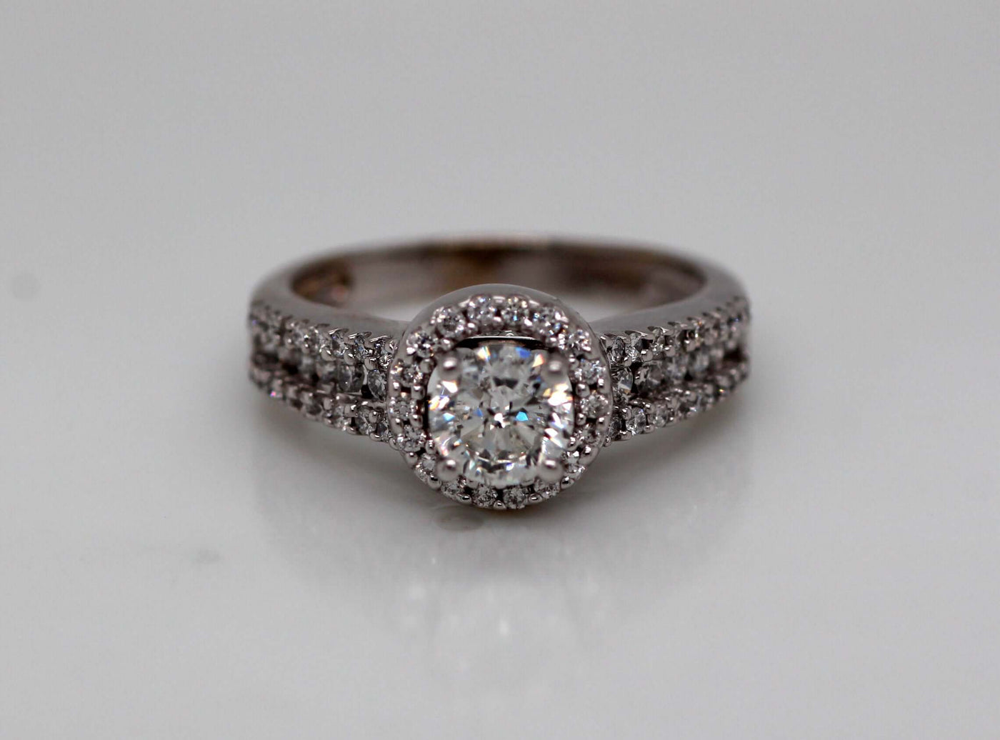 14KW 1.25 Cttw Diamond Engagement Ring