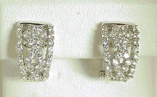 18KW 1.30 Cttw Diamond Earrings image