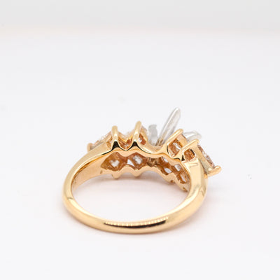 14KY 1CTTW DIAMOND SEMI-MOUNT RING