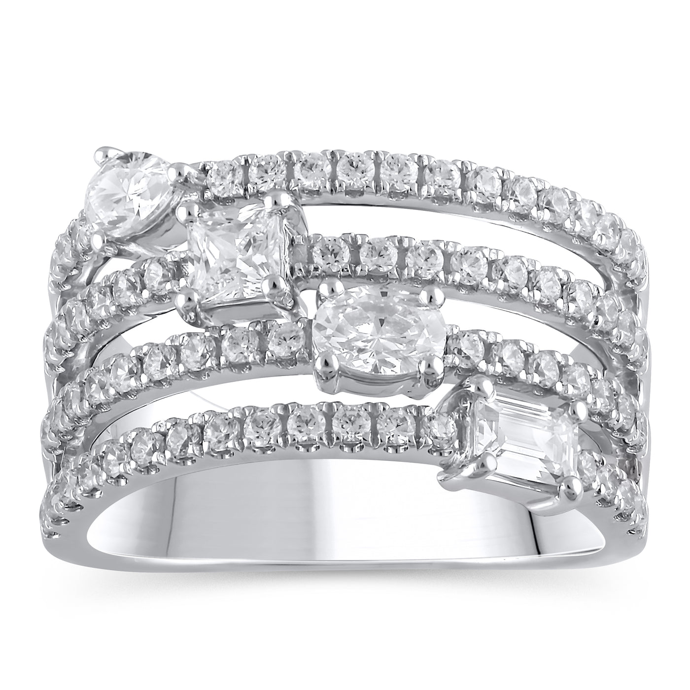 14KW 1.50 CTTW DIAMOND FASHION RING