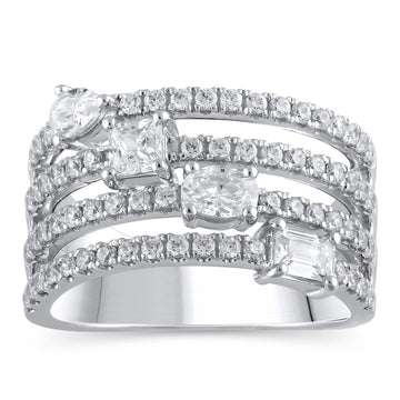 14KW 1.50 CTTW DIAMOND FASHION RING