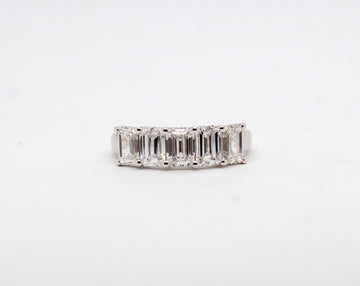 14KW 2.56 Cttw Lab Grown 5 Stone Diamond Ring