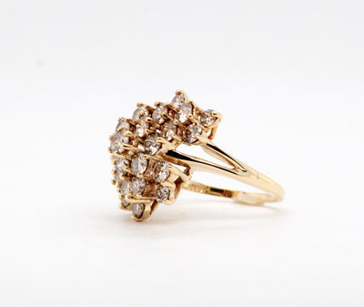Estate 14KY 2.00 Cttw Diamond Fashion Ring