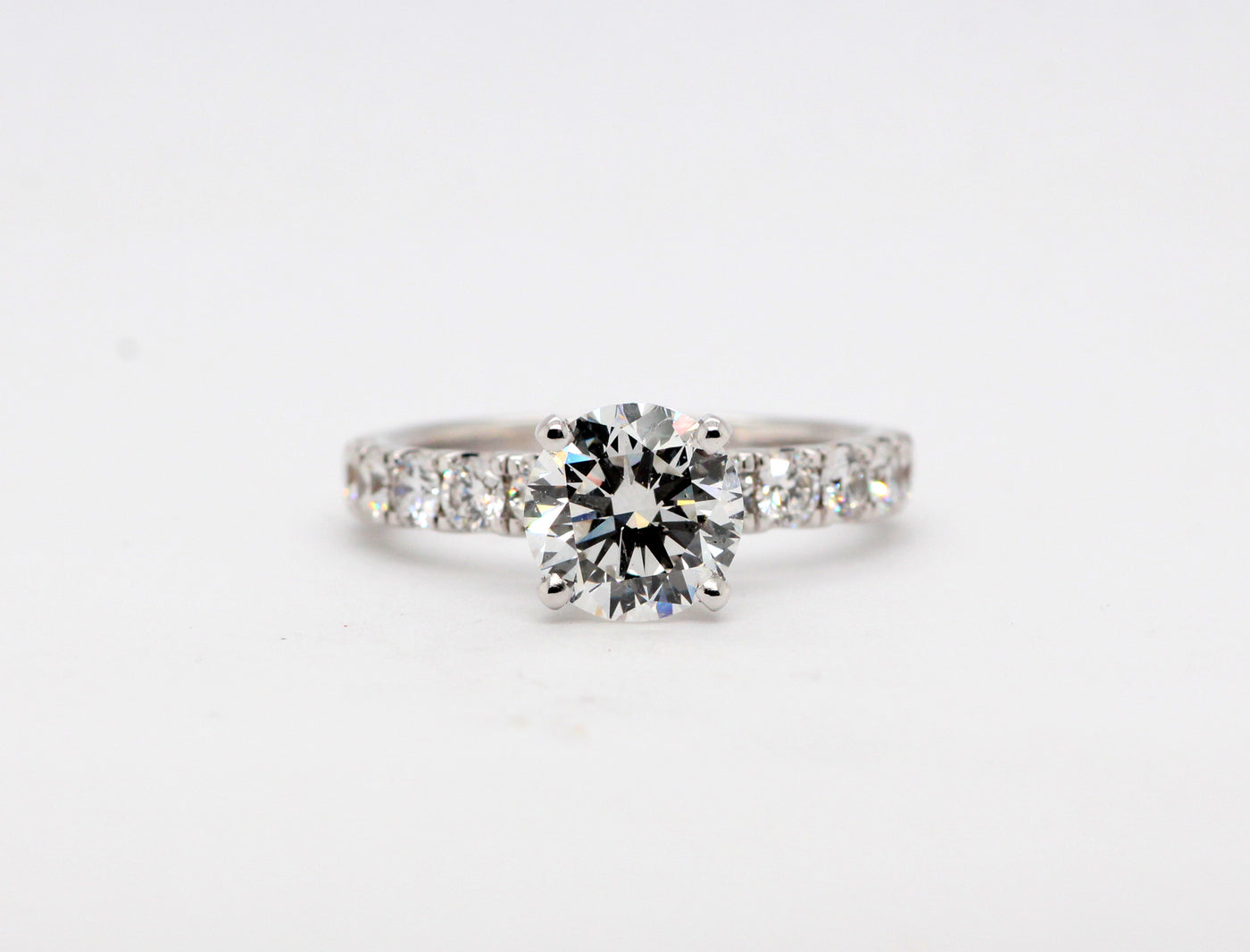 14KW .92 Cttw Diamond Semi Mount Ring