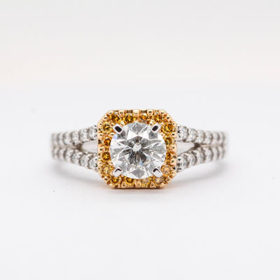 14KT 1.64CTTW Diamond Engagement Ring