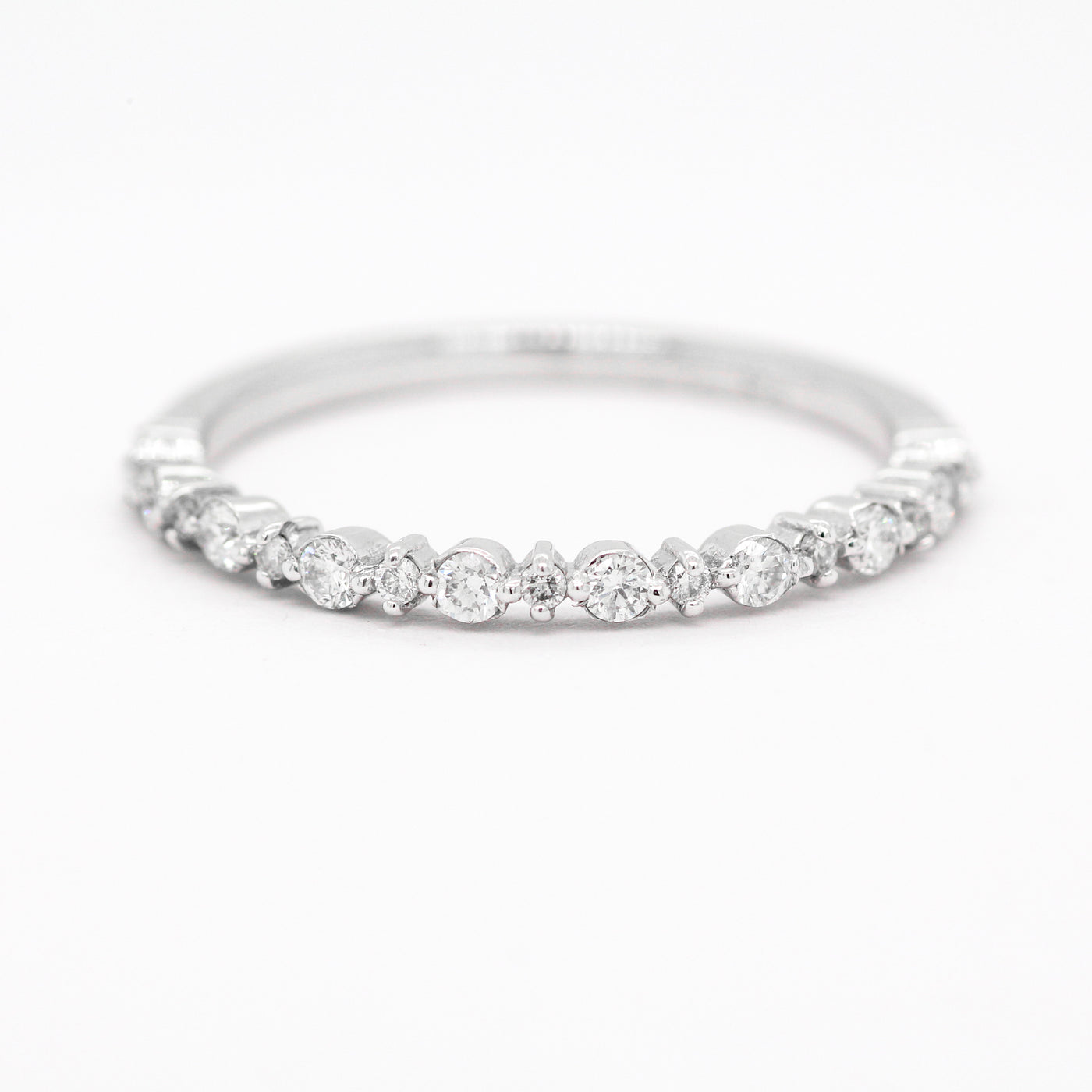 14KW .28 CTTW DIAMOND STACKABLE RING, G-SI1