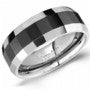 CROWN CERAMIC AND TUNG GENTS RING TU-0032