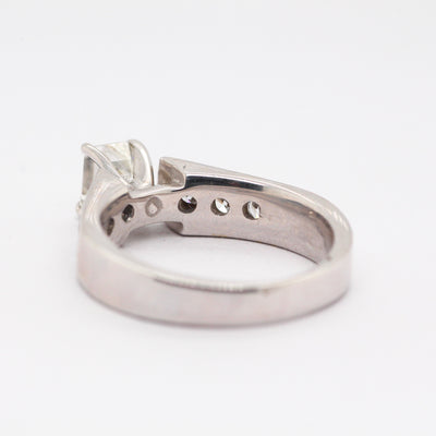 14KW 1 CTTW BRIDAL RING IGI 32014880  .72 CTR I-VVS2
N1444