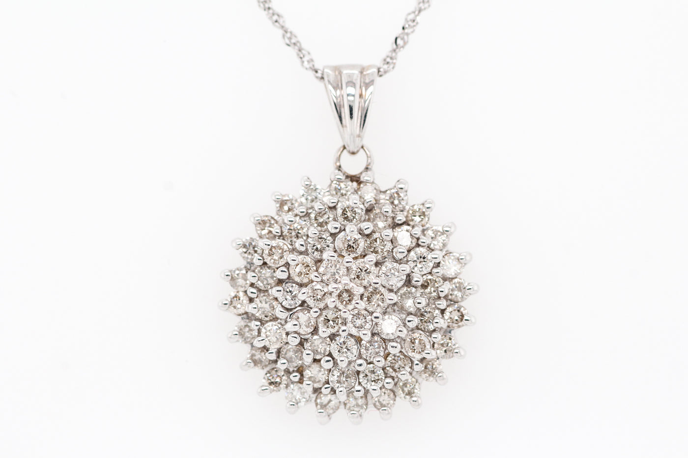 14KW 1.25CTTW DIAMOND PENDANT image