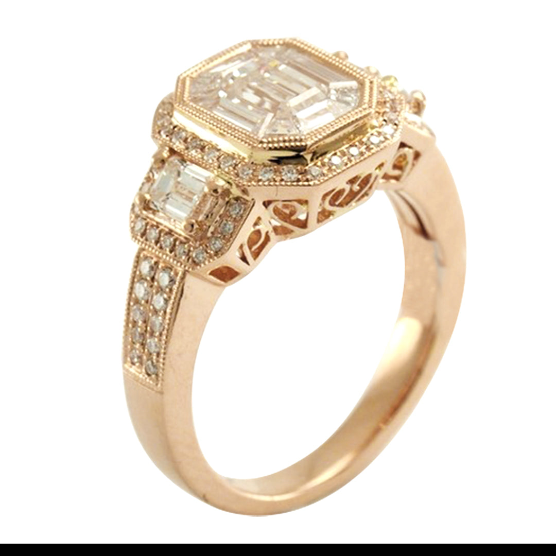 18KR 1.60 Cttw Diamond Ring