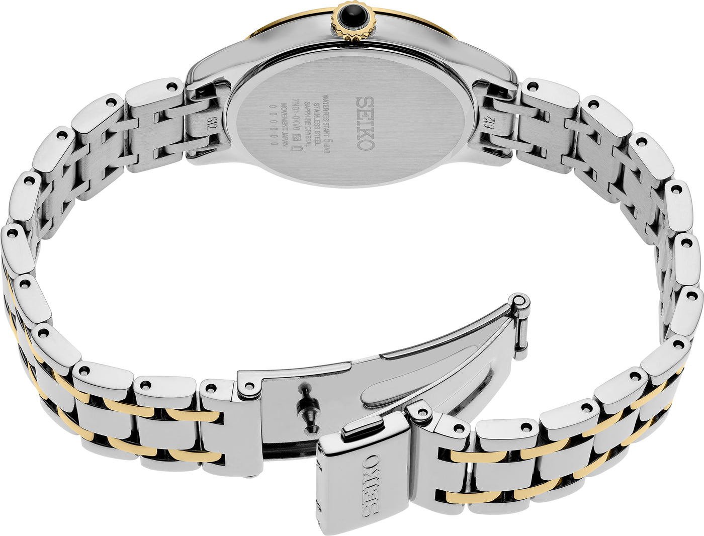 Gents Seiko Two Tone Diamond Watch
