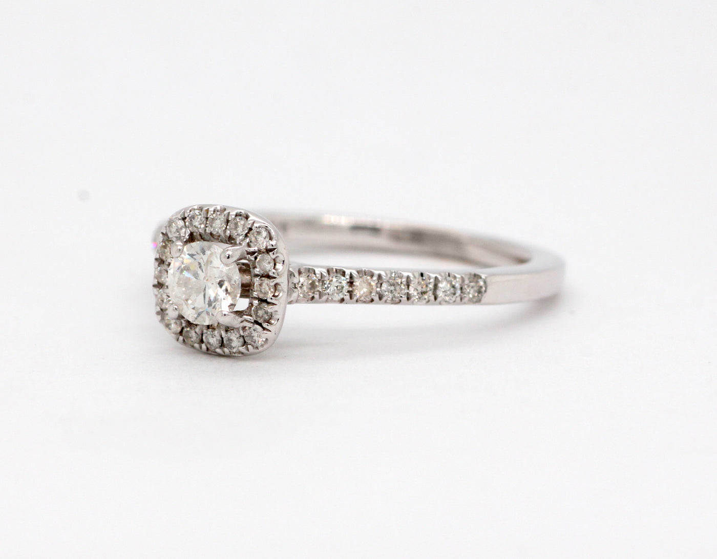 14KW .45 Cttw Diamond Engagement Ring