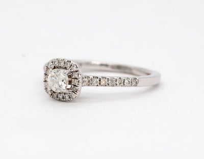 14KW .45 Cttw Diamond Engagement Ring