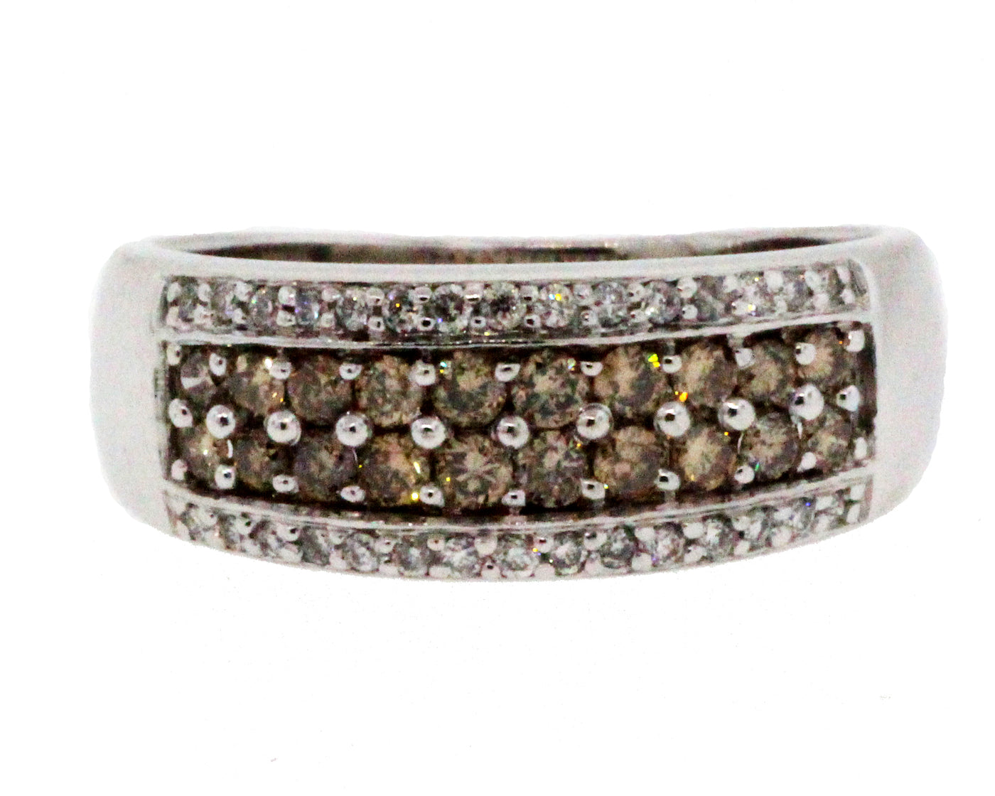 14KW .60CTTW CHOCOLATE DIAMOND RING