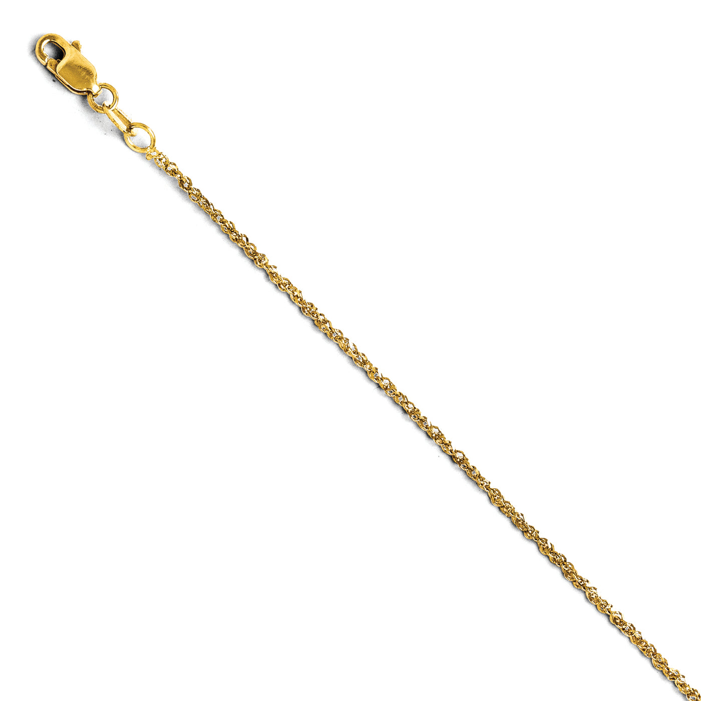 14KY 20" SPARKLE SINGAPORE CHAIN 1830-20 image