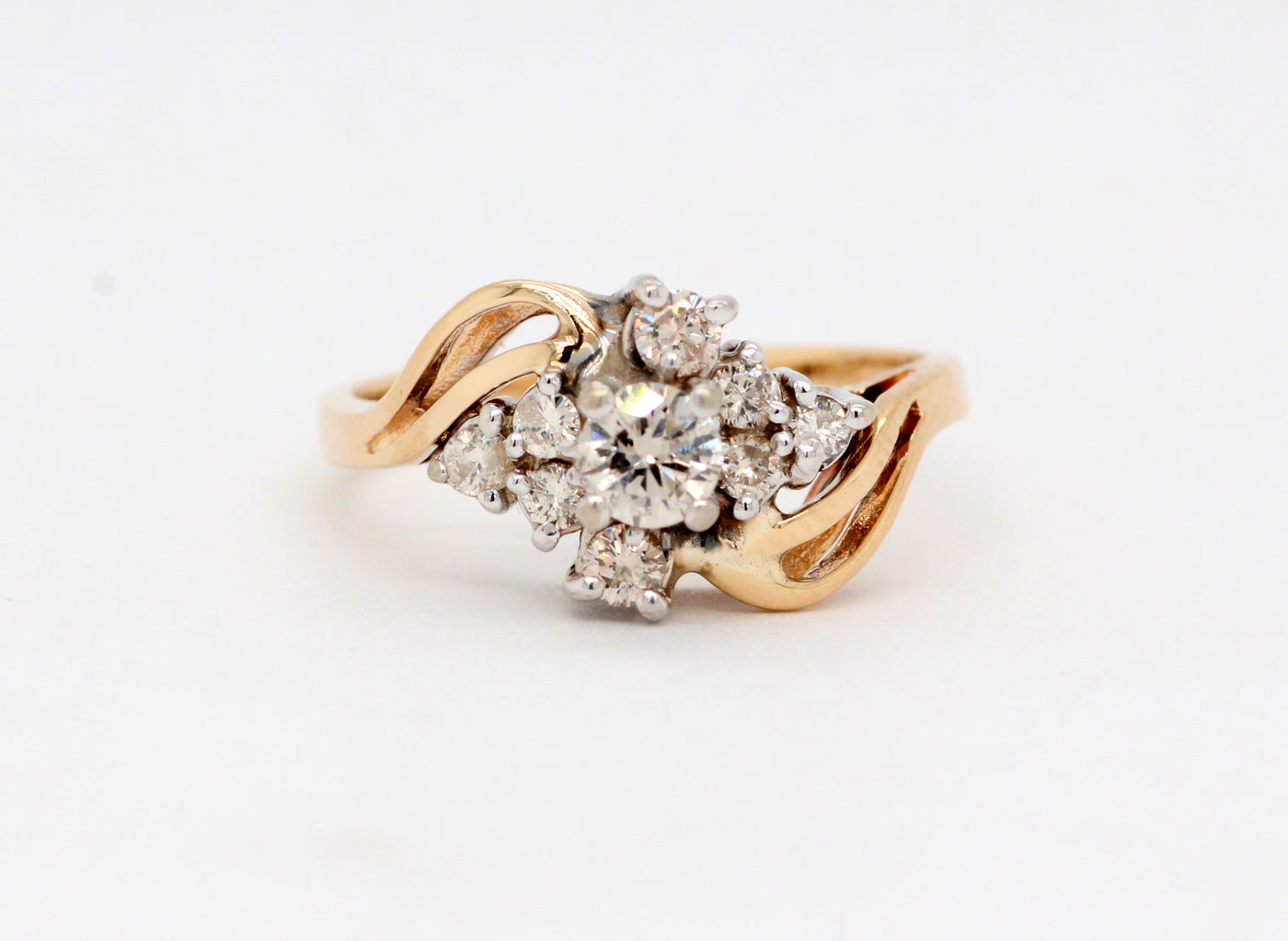 Estate 14KY .40 Cttw Diamond Ring