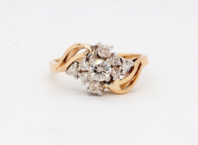 Estate 14KY .40 Cttw Diamond Ring