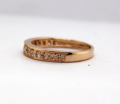 Estate 14KY .25 Cttw Diamond Wedding Band