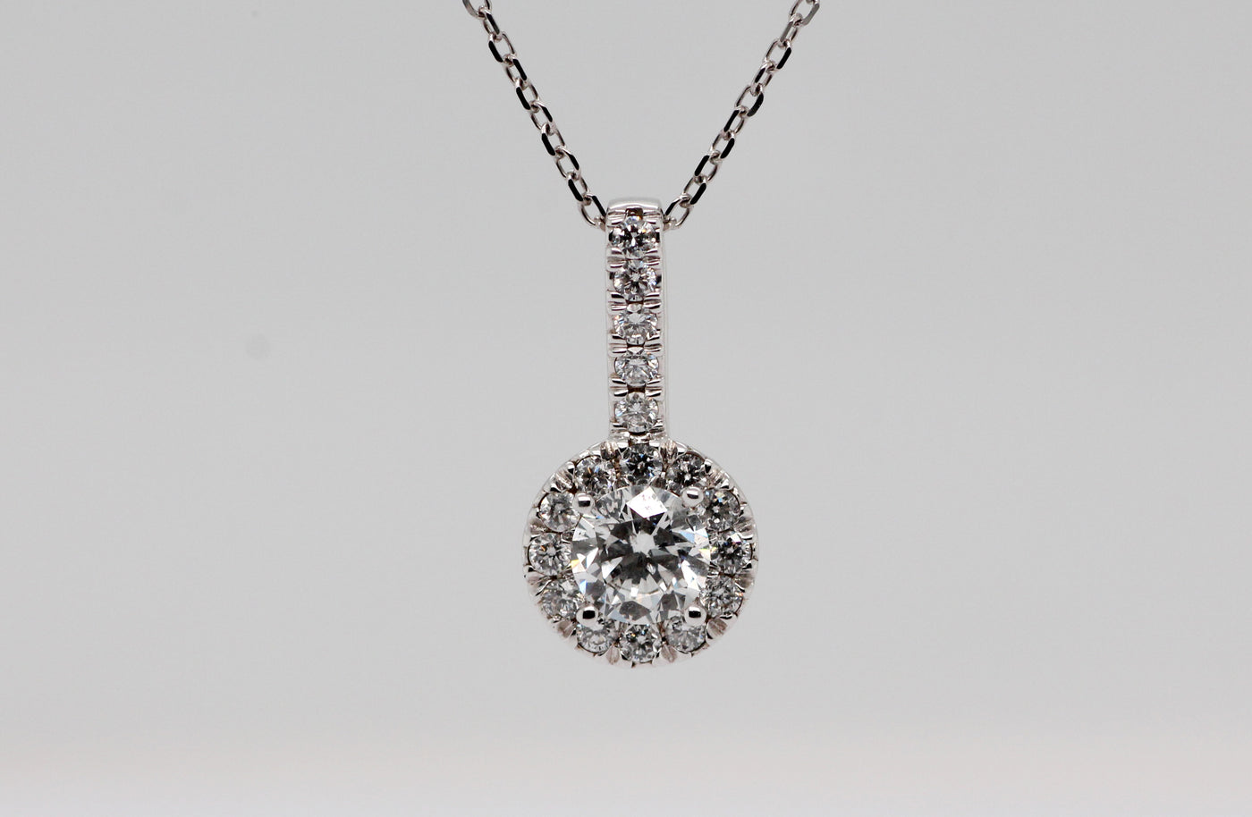 14KW .75 CTTW DIAMOND PENDANT