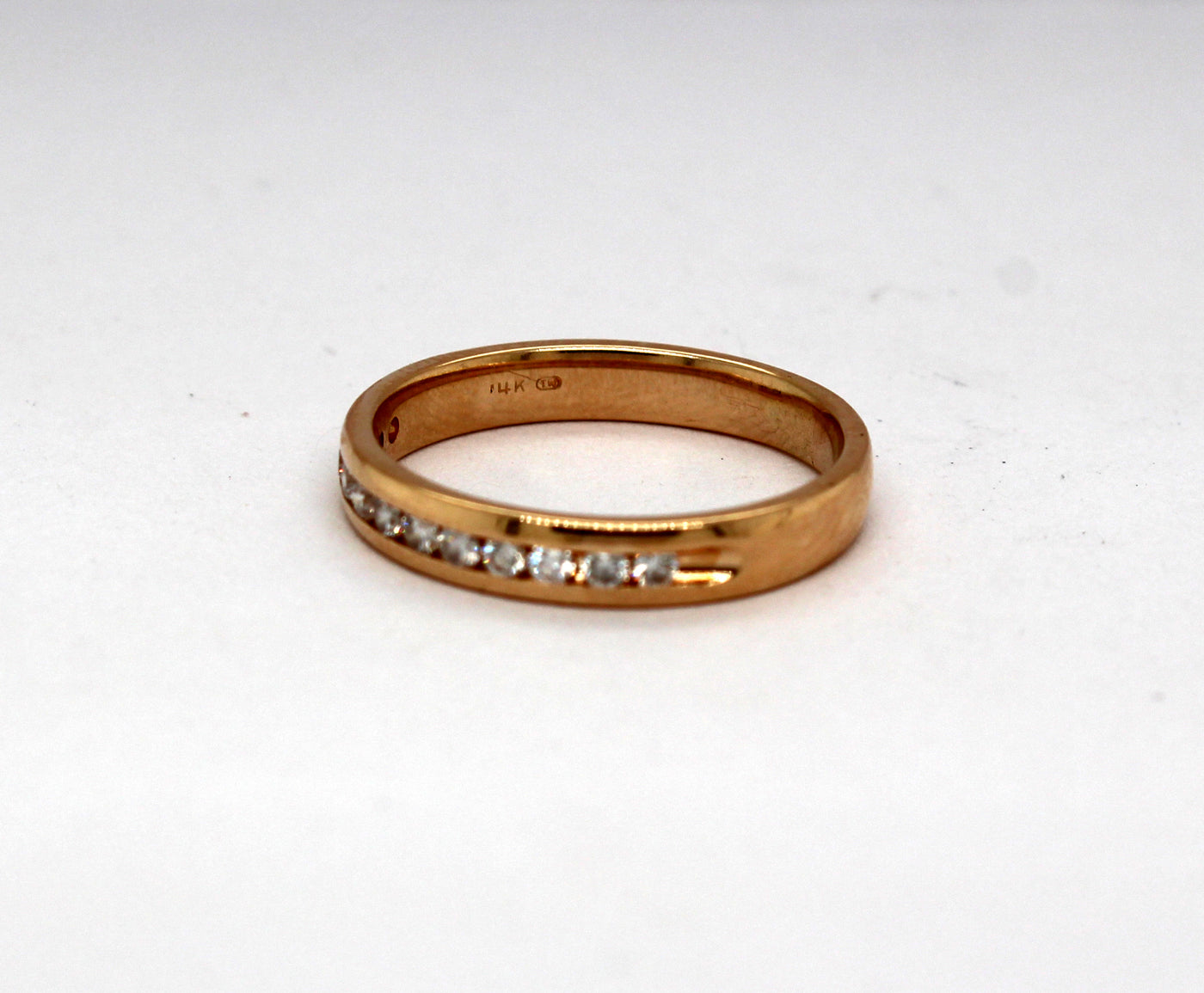 Estate 14KY .25 Cttw Diamond Ring G to H in Color and SI2 in Clarity