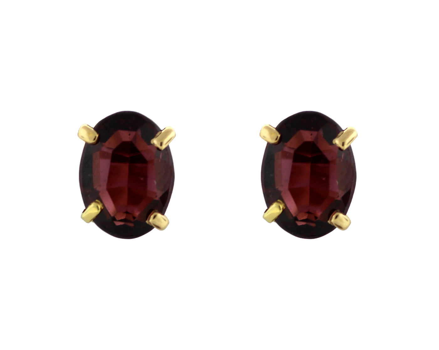 14KY 3.10 CTTW RHODOLITE GARNET EARRINGS