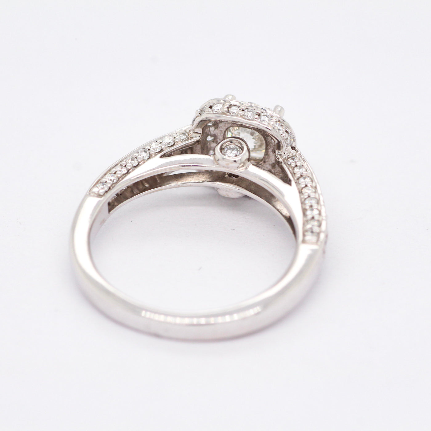 14KW 1.5 TW SIMON G BRIDAL RING I-I1 .55CT CTR N1443 image