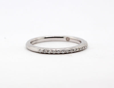 14KW .14 Cttw Diamond wedding Band, H-SI2