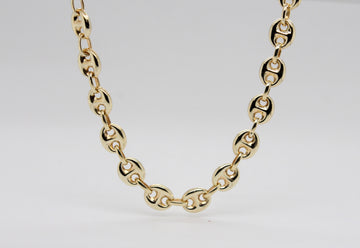 14KY 24" Gucci Link Necklace