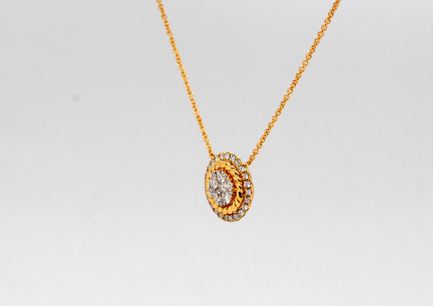 18KY .51 Cttw Diamond Necklace