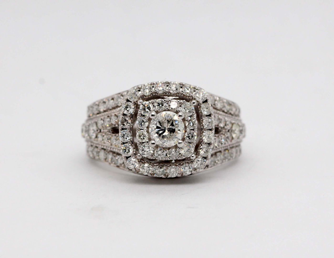 14KW 1.58 Cttw Diamond Engagement Ring H-I1