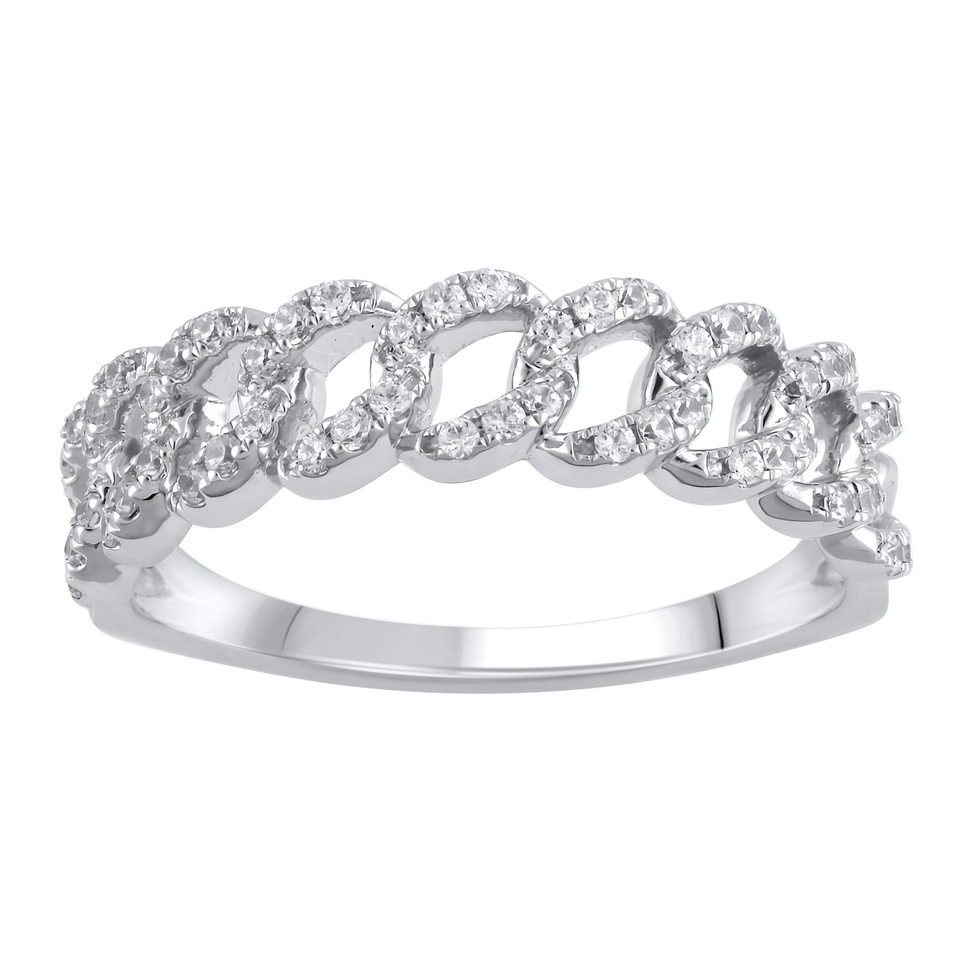 14KW .33 CTTW DIAMOND FASHION RING, H-SI3