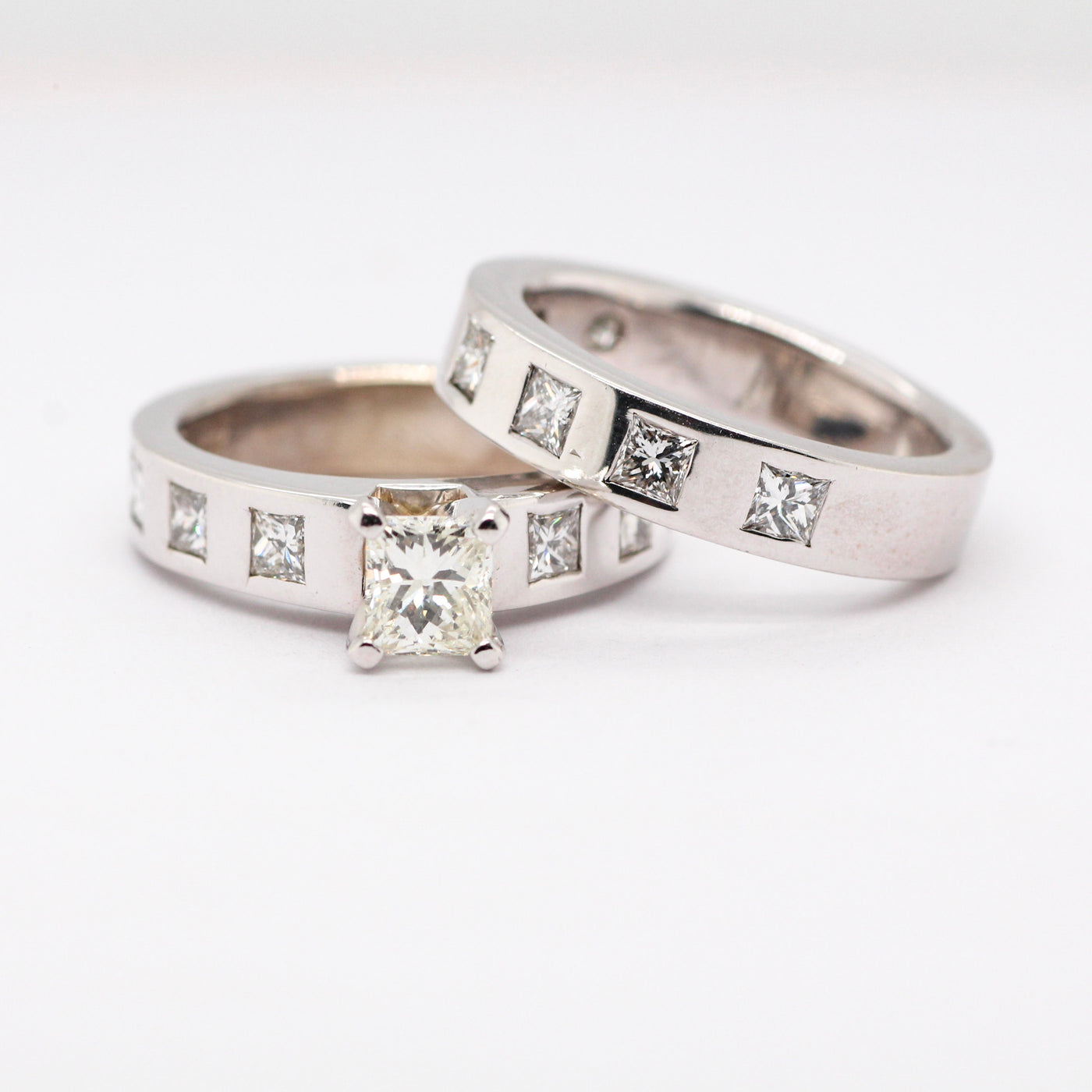 14KW 1.50CTTW DIAMOND ENGAGEMENT RING .75CT PC CTR J-SI2 N1412