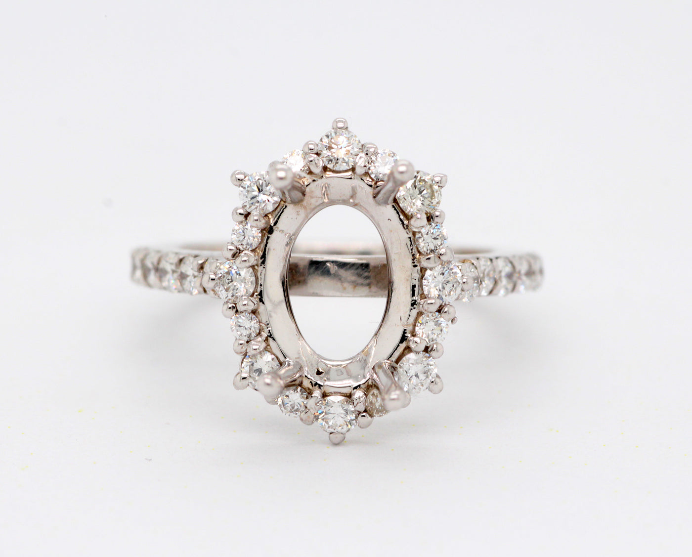 14KW .70 Cttw Diamond Engagement Ring Setting