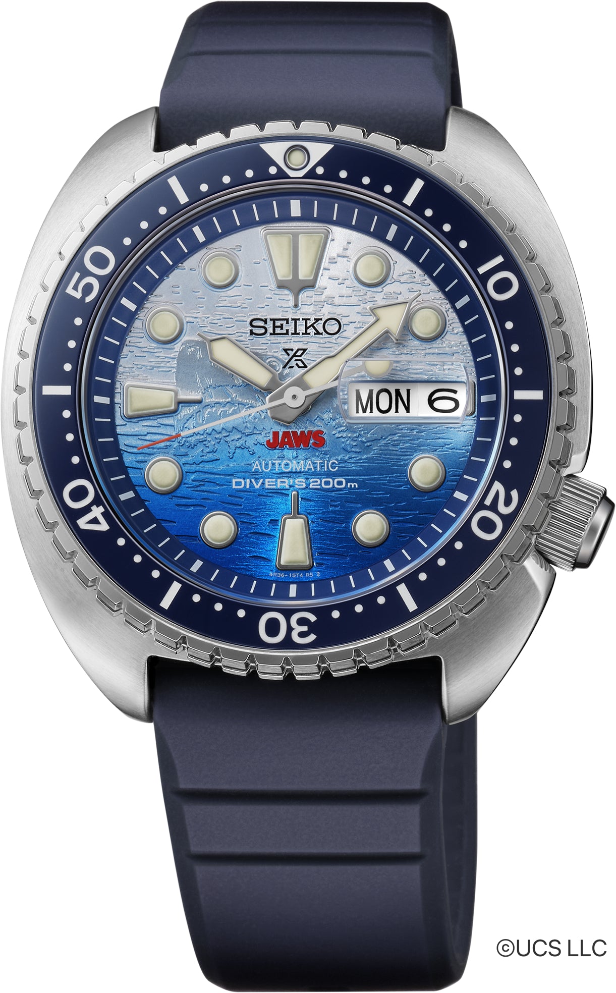 Gents Seiko Prospex Divers Stainless Automatic Blue dial Jaws LE Watch
