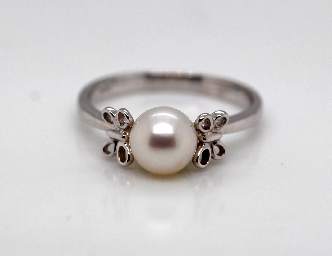 ESTATE 14KW 7 MM PEARL RING