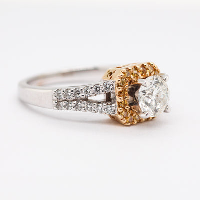 14KT 1.64CTTW Diamond Engagement Ring