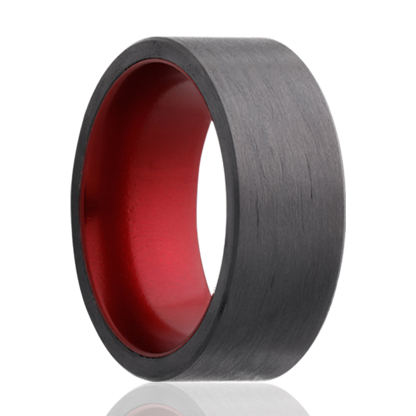 8mm Carbon Fiber pipe cut natural anodized sleeve ring
